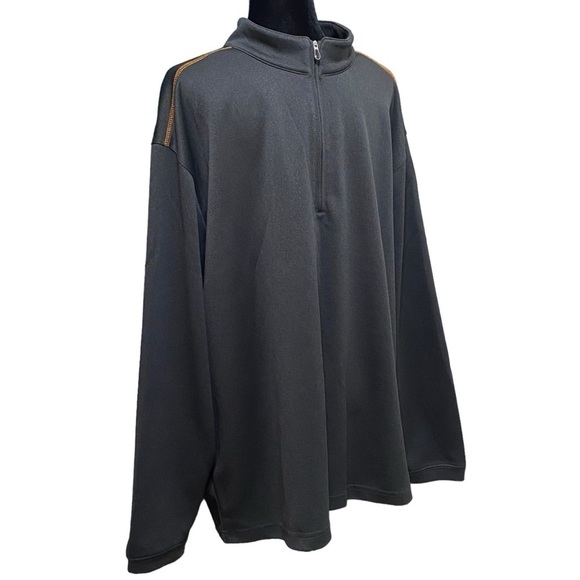 Pebble Beach Charcoal Gray Quarter Zip Golf Pullover Jacket XXL - Picture 2 of 6